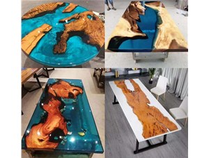 Epoxy river table